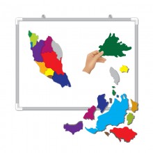 Peta Malaysia Bermagnet